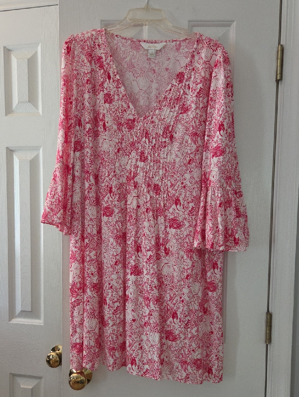 Lilly Pulitzer Pink & White Dress New Without Tags